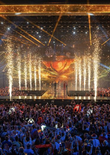 Pyro- und Special Effects verstärken das Finale eines ESC-Acts.